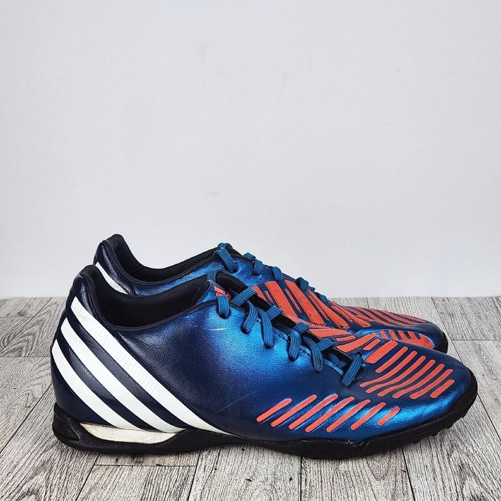 Adidas P Absolato LZ TRX TF Youth Size 4.5 Soccer Shoes Blue/Red/Navy V22093